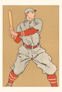 Vintage Journal Old Time Cornell Baseball Poster