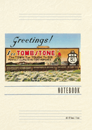 Vintage Lined Notebook Greetings, Tombstone Billboard