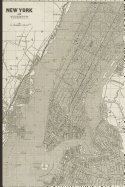 Vintage Map of New York City Journal