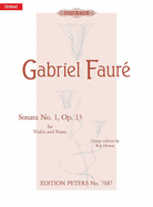 Violin Sonata No. 1 in a Op. 13: Urtext