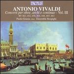 Vivaldi: Concerti per oboe, archi e continuo, Vol. 3