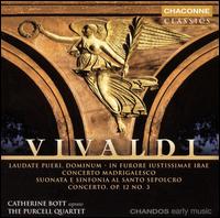 Vivaldi: Laudate Pueri, Dominum - Catherine Bott (soprano); Cecelia Bruggemeyer (double bass); Jane Rogers (viola); Purcell Quartet;...