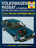 Volkswagen Passat and Santana 1981-88 Service and Repair Manual