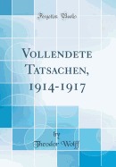 Vollendete Tatsachen, 1914-1917 (Classic Reprint)