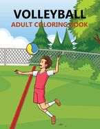 Volleyball Adult Coloring Book