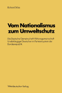 Vom Nationalismus Zum Umweltschutz: Die Deutsche Gemeinschaft/Aktionsgemeinschaft Unabhangiger Deutscher Im Parteiensystem Der Bundesrepublik