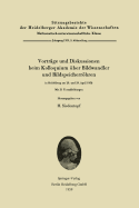 Vortrge und Diskussionen beim Kolloquium ber Bildwandler und Bildspeicherrhren in Heidelberg am 28. und 29. April 1958