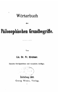 Wrterbuch der philosophischen Grundbegriffe