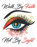 Walk by Faith Not by Sight: Notebook for black, African American, and women of color to write in. 8x10 150 pages