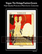 Wall Art Prints Ready to Frame for Chic Home Dcor: 8"x10" Vogue: The Vintage Fashion Covers, High-Quality Pictures of Rare Iconic Costumes, A Decorating Gift