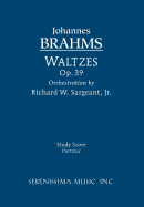 Waltzes, Op.39 (orchestra): Study score