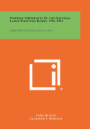 Wartime Experiences of the National Labor Relations Board, 1941-1945: Illinois Studies in the Social Sciences, V30, No. 2-3