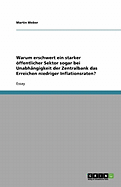 Warum Erschwert Ein Starker Offentlicher Sektor Sogar Bei Unabhangigkeit Der Zentralbank Das Erreichen Niedriger Inflationsraten?