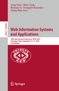 Web Information Systems and Applications: 20th International Conference, WISA 2023,  Chengdu, China, September 15-17, 2023,  Proceedings