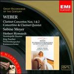 Weber: Clarinet Concertos Nos. 1 & 2; Concertino; Clarinet Quintet - Heinrich Baermann (candenza); Sabine Meyer (clarinet)