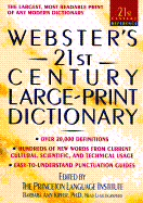 Webster's 21st Century Large Print Dictionary