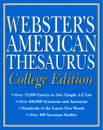 Webster's American Thesaurus, College Edition - Random House