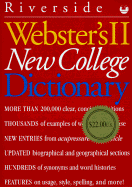 Webster's II: New College Dictionary - American Heritage Dictionary (Editor), and Houghton Mifflin Company (Creator)