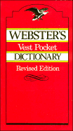 Webster's Vest Pocket Dictionary - Kidney, Walter C., and Urdang, Laurence