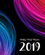 Weekly Meal Planner 2019: A Year - 365 Daily - 52 Week 2019 Calendar Meal Planner Daily Weekly and Monthly for Track & Plan Your Meals Food Planner Jan 2019 - Dec 2019 Gold Design