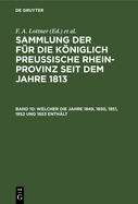 Welcher Die Jahre 1849, 1850, 1851, 1852 Und 1853 Enth?lt