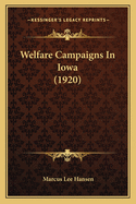 Welfare Campaigns in Iowa (1920)
