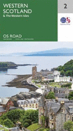 Western Scotland Road Map | Western Isles | Ordnance Survey | Os Road Map 2 | Drive Scotland | Scenic Routes | Beaches | Maps | Adventure