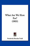 What Are We Here For? (1901)