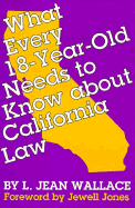 What Every 18-Year-Old Needs to Know about California Law