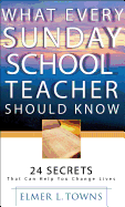 What Every Sunday School Teacher Should Know