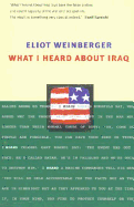 What I Heard about Iraq