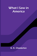 What I Saw In America