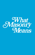 What Masonry means