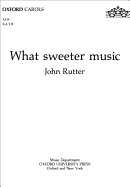 What Sweeter Music (Hymn Sheets)
