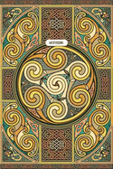 Wheel of Celtia Notebook: Antique Color Theme, 6x9 Lined Notebook with Celtic Details