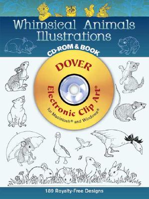 Whimsical Animals Illustrations CD-ROM and Book - Dover Publications Inc