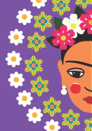 Whimsical Frida Folk Art Lined Undated Journal: Diary Notebook