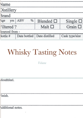 Whisky Tasting Notes - Martin, James