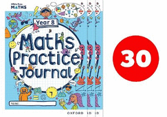 White Rose Maths Practice Journals Year 8 Workbooks: Pack of 30