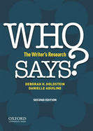 Who Says?: The Writer's Research