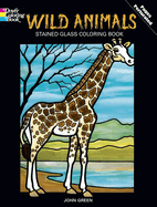 Wild Animals Stained Glass Coloring Book