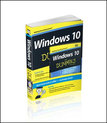 Windows 10 for Dummies Book + Online Videos Bundle - Rathbone, Andy