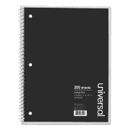 Wirebound Notebook, 8-1/2 X 11, College Ruled, 200 Sheets, Assorted Color Cover