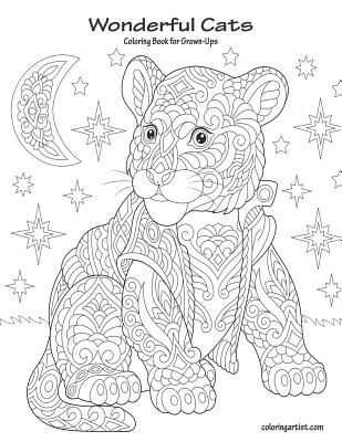 Wonderful Cats Coloring Book for Grown-Ups - Snels, Nick