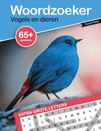 Woordzoeker Vogels En Dieren: Extra Grote Letters Voor Senioren