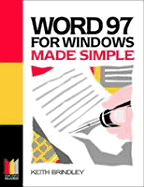 Word 97 for Windows Made Simple