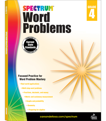 Word Problems, Grade 4: Volume 77 - Spectrum (Compiled by)