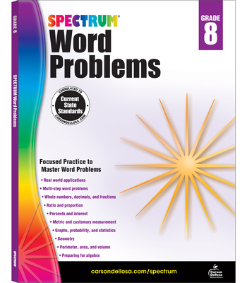 Word Problems, Grade 8 - Spectrum (Compiled by)