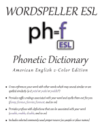 Wordspeller ESL Phonetic Dictionary: American English 2-Color Edition