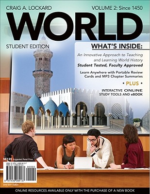 World, Volume 2 (with Review Cards and Coursemate, 1 Term (6 Months), Wadsworth World History Resource Center 2-Semester Printed Access Card) - Lockard, Craig A